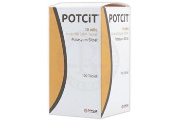 POTCIT 10 MEQ 100 KONTROLLU SALIM TABLETI