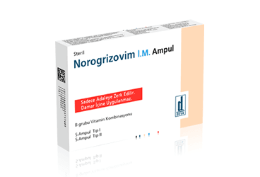 NOROGRIZOVIM I.M. ENJEKSIYONLUK COZELTI (5+5 AMPUL)