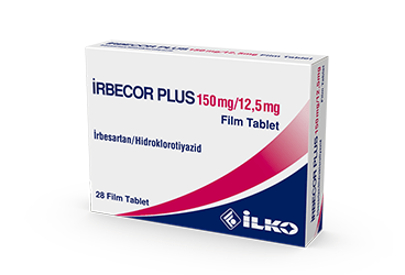 IRBECOR PLUS 150 MG /12,5 MG 28 FILM TABLET