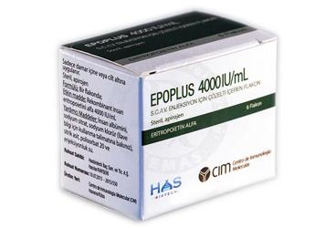 EPOPLUS 4000 IU/ML SC/IV ENJEKSIYON ICIN COZELTI ICEREN 6 FLAKON