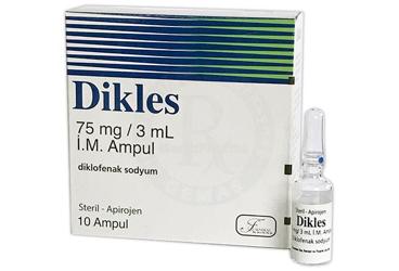 DIKLES 75 MG/3 ML IM AMPUL (10 AMPUL)