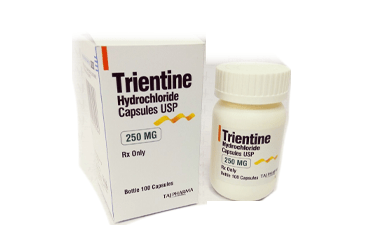 TRIENTINE 250 MG 100 CAPSULES