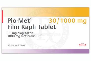 PIOCOMB 30/1000 MG 30 FILM KAPLI TABLET