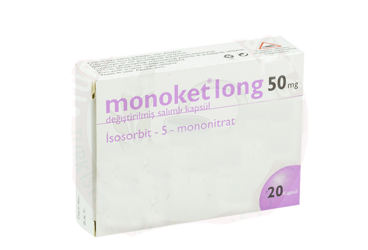 MONOKET LONG 50 MG DEGISTIRILMIS SALIMLI SERT KAPSÜL (20 KAPSUL)