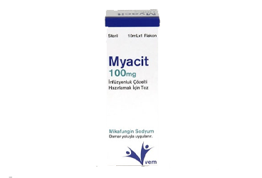 MYACIT 100 MG INFUZYONLUK COZELTI HAZIRLAMAK ICIN TOZ (1 FLAKON)
