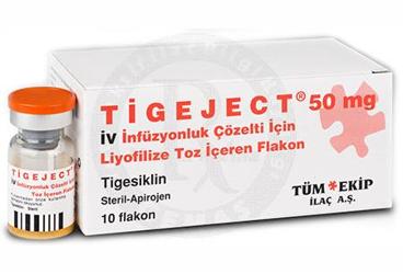 TIGEJECT 50 MG IV INFUZYON COZ. ICIN LIYOFILIZE TOZ ICEREN 10 FLAKON