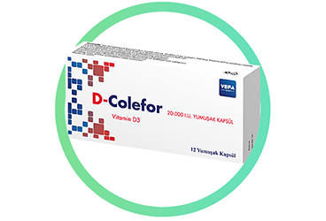 D-COLEFOR 20.000 IU YUMUSAK KAPSUL (12 KAPSUL)