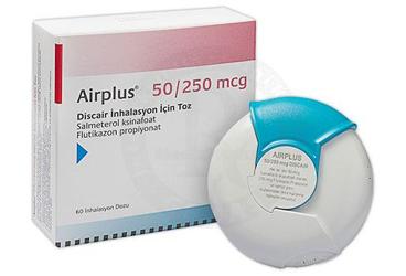 AIRPLUS 50/250 MCG DISCAIR INHALASYON ICIN TOZ 60 DOZ