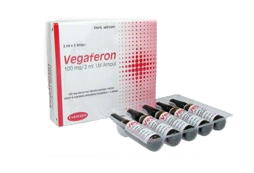 VEGAFERON 100 MG/2 ML IMENJEKSIYONLUK COZELTI (5 AMPUL)