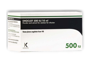 EMOCLOT DI  500 IU 1 FLAKON