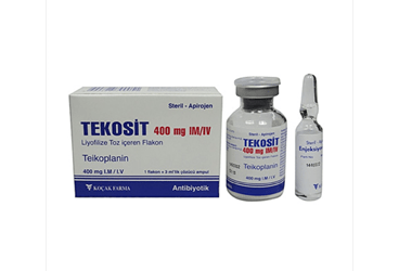 TEKOSIT 400 MG IM/IV LIYOFILIZE TOZ ICEREN 1 FLAKON