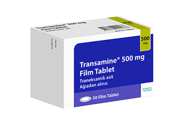 TRANSAMINE 500 MG 50 FILM TABLET