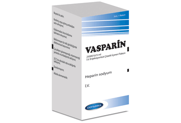 VASPARIN 25000 IU/5 ML ENJEKSIYONLUK COZELTI ICEREN 1 FLAKON