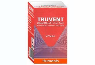 TRUVENT 200 MG/245 MG FILM KAPLI TABLET (4 TABLET)