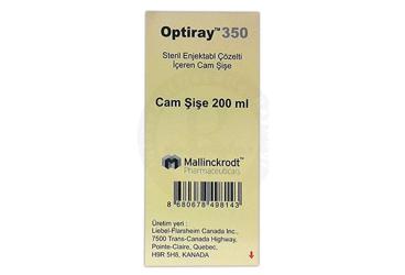 OPTIRAY 350 STERIL APIROJEN (741MG/ML) 200ML ENJ. INF.SOL. CAM SISE