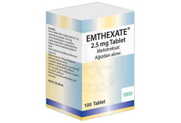 EMTHEXATE 2,5 MG 100 TABLET