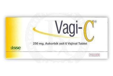 VAGI-C 250 MG   6 VAJINAL TABLET