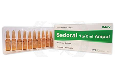 SEDORAL 1G/2 ML 50 AMPUL