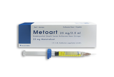 METOART 25 MG/2,5 ML ENJEKSIYONLUK COZELTI ICEREN ENJEKTOR (1 ENJEKTOR)