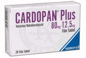 CARDOPAN PLUS 80/12,5 MG 28 FILM TABLET