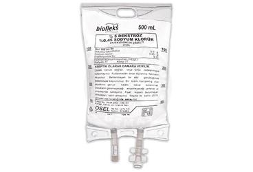 BIOFLEKS %5 DEKSTROZ%0.45 500 ML SOLUSYON (PVC TORBA) SETSIZ