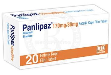 PANLIPAZ 170 MG/80 MG ENTERIK KAPLI 20 FILM TABLET
