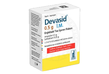 DEVASID 0,5 G/0,25 G I.M. ENJEKSIYONLUK TOZ (1 FLAKON)