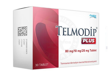 TELMODIP PLUS 80 MG /10 MG / 25 MG TABLET (30 TABLET)