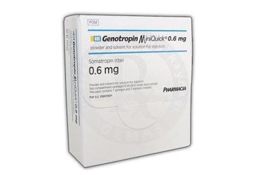 GENOTROPIN MINIQUICK SC ENJEKSIYONLUK COZELTI ICIN TOZ VE COZUCU ICEREN 1,8 IU (0,6 MG) TEK DOZ 7 ENJEKTOR
