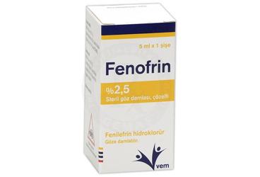 FENOFRIN % 2.5 GOZ DAMLASI, COZELTI