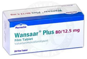 WANSAAR PLUS 80/12,5 MG FILM KAPLI TABLET (28 FILM KAPLI TABLET)