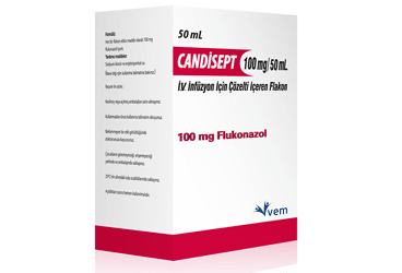CANDISEPT 100MG/50 ML IV INFUZYON ICIN COZELTI ICEREN 1 FLAKON