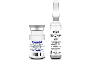 OMEPREFUL 40 MG IV ENJEKSIYONLUK COZELTI HAZIRLAMAK ICIN TOZ VE COZUCU