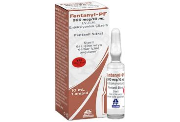 FENTANYL-PF 500 MCG/10 ML I.V./I.M. ENJEKSIYONLUK COZELTI