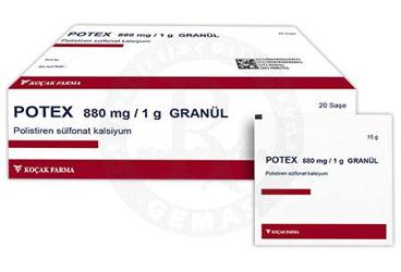 POTEX 880MG/1G GRANUL 20 POSET