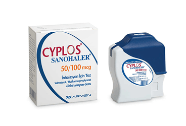CYPLOS SANOHALER 50/100 MCG INHALASYON ICIN TOZ 60 DOZ