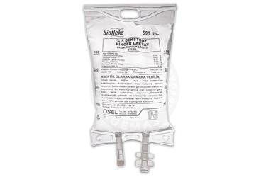 BIOFLEKS %5 DEKSTROZ RINGER LAKTAT 500 ML SOLUSYON (PVC TORBA) SETSIZ