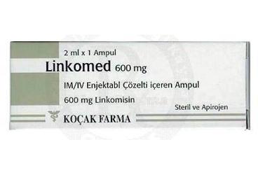 LINKOMED 600 MG/2 ML ENJEKSIYONLUK COZELTI                     ( 1 AMPUL)