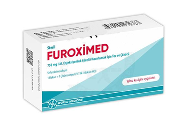 FUROXIMED 750 MG I.M. / I.V. ENJEKSIYONLUK COZELTI HAZIRLAMAK ICIN TOZ VE COZUCU