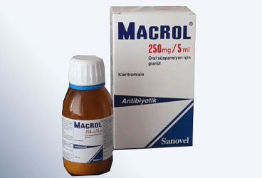 MACROL 250 MG/5 ML 100 ML SUSP