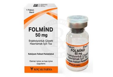 FOLMIND 50 MG ENJEKSIYONLUK COZELTI HAZIRLAMAK ICIN TOZ