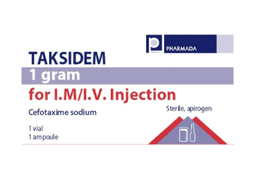 TAKSIDEM 1 G IM/IV ENJEKSIYON ICIN TOZ ICEREN FLAKON