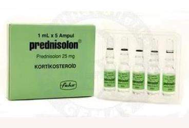 PREDNISOLON 1 ML 25 MG 5 AMPUL