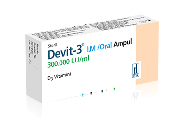 DEVIT-3 300.000 I.U./ML I.M./ORAL COZELTI ICEREN AMPUL (1 AMPUL)