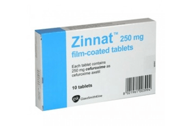 ZINNAT 250 MG 10 TABLET