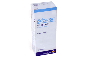 BRICANYL 2,5 MG 50 TABLET
