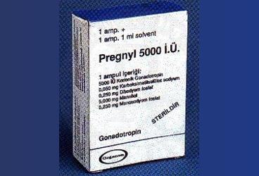 PREGNYL 5000 IU IM/SC ENJEKSIYON ICIN LIYOFILIZE TOZ ICEREN 1 FLAKON