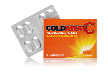COLDAWAY C 200 MG/30 MG/300 MG FILM TABLET