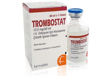 TROMBOSTAT 12.5 MG / 50 ML I.V. INFUZYONLUK KONSANTRE COZELTI