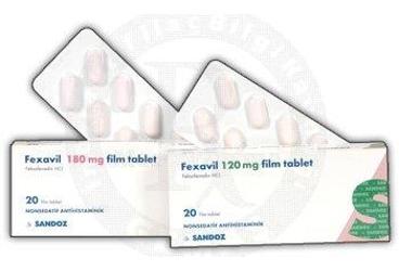 FEXAVIL 180 MG 20 FILM TABLET